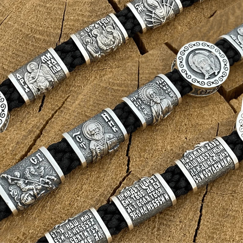 Christianartworkshop 2colors Jesus Christ Divine Bracelet: A Symbol of Holy Reverence