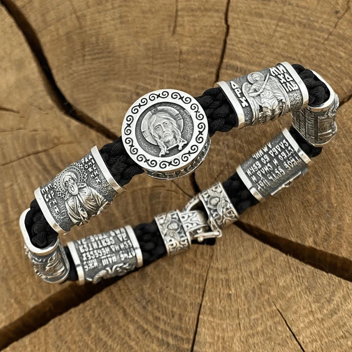 Christianartworkshop 2colors Jesus Christ Divine Bracelet: A Symbol of Holy Reverence