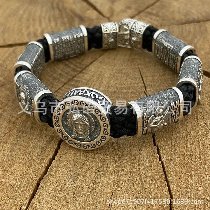 Christianartworkshop 2colors Jesus Christ Divine Bracelet: A Symbol of Holy Reverence
