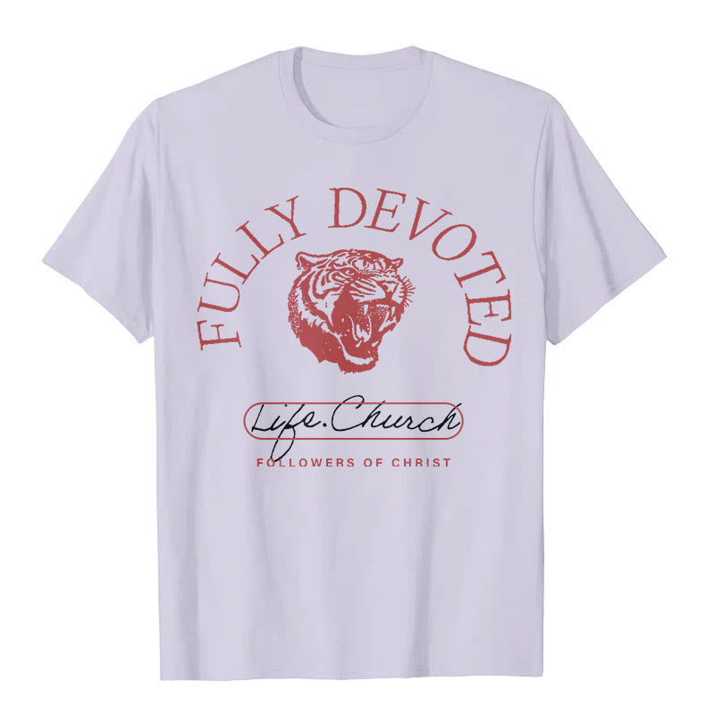 Christianartworkshop Fully Devoted T-shirt - Purple - 2XL - image 13
