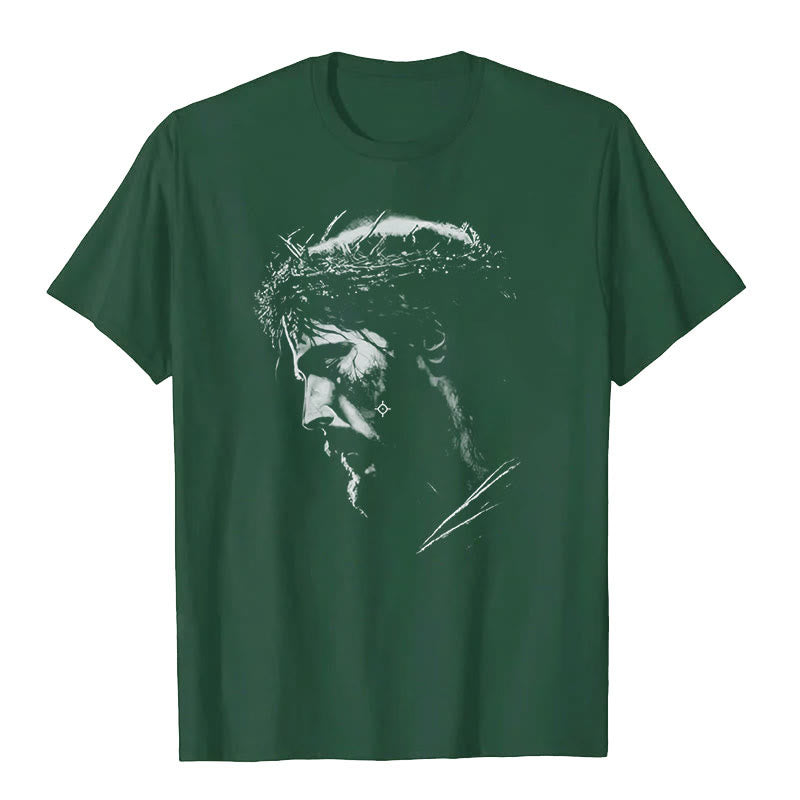 Christianartworkshop Jesus Crown of Thorns T-shirt – Christian Art