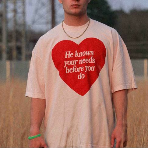 Christianartworkshop "He knows your needs before you do" T-shirt - image 10