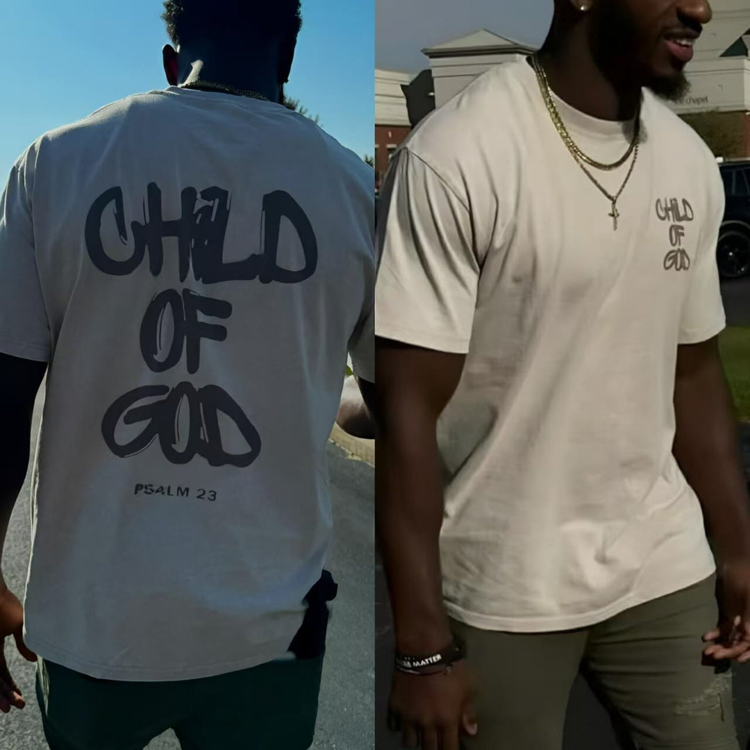 Christianartworkshop "CHILD OF GOD" Washed T-Shirt - image 6