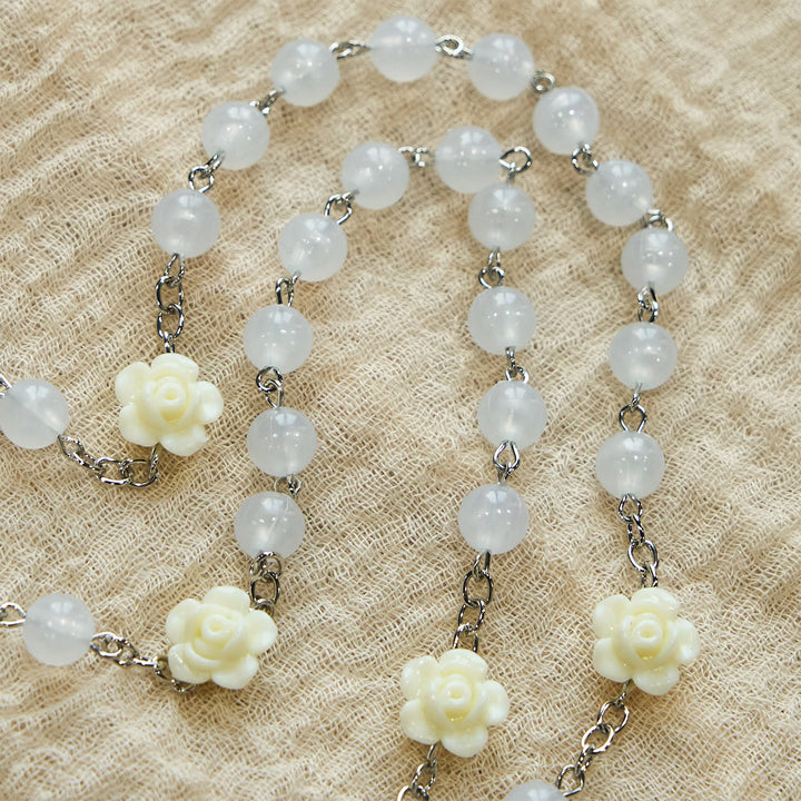FREE Today: Luminous Beads with Flower Rose Glow-in-dark Divine Grace Rosary