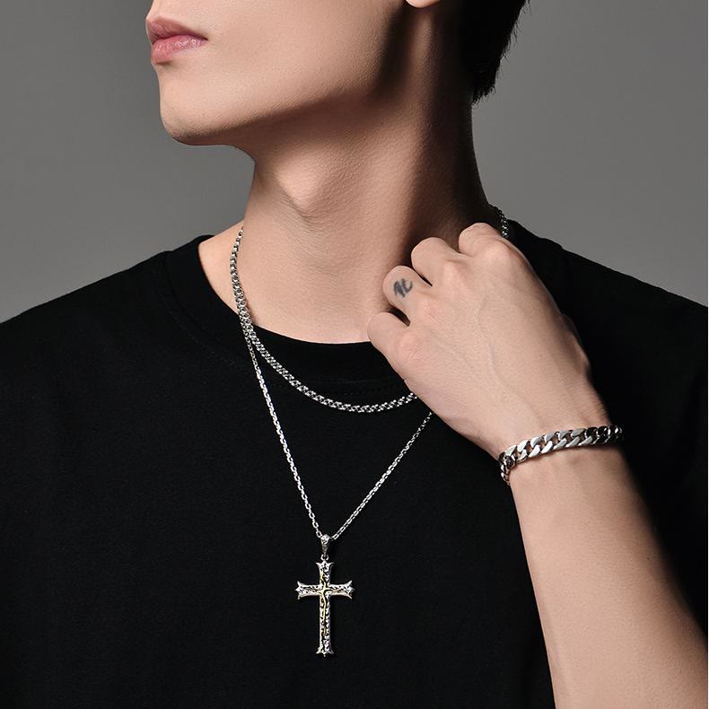 Christianartworkshop 925 Sterling Silver Classic & Vintage Crucifix Tree of Life Necklace: A Symbol of Spirituality and Vitality - image 2