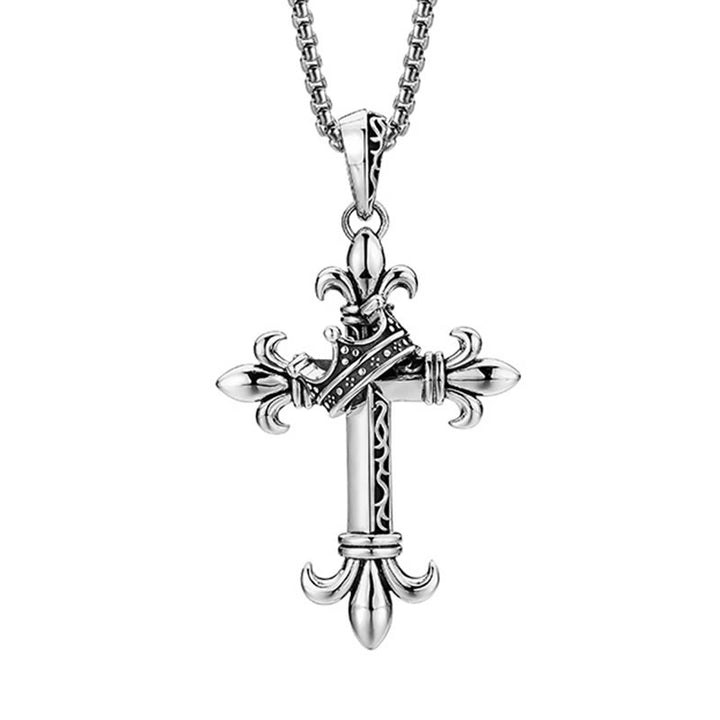 Christianartworkshop 925 Sterling Silver Modern & Minimalist Crucifix Necklace: A Symbol of Holy and Pure
