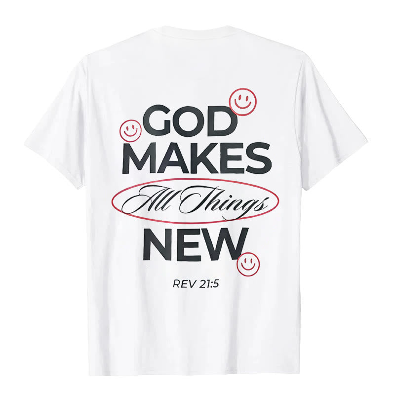 Christianartworkshop God Makes All Things New T-shirt - image 1