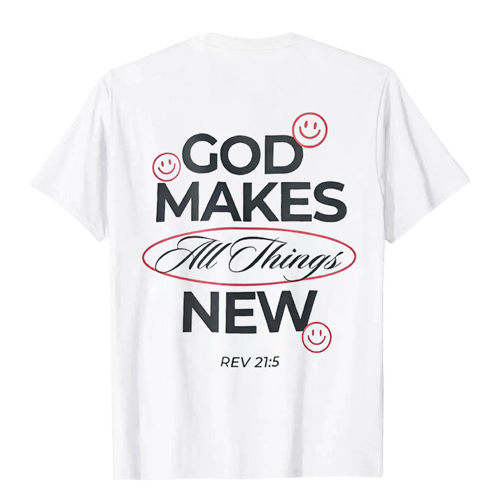 Christianartworkshop God Makes All Things New T-shirt - image 1