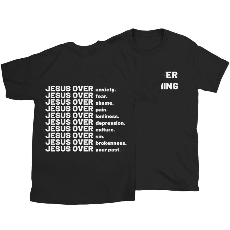 Christianartworkshop Jesus ​​Over T-shirt - Black - 2XL - image 3