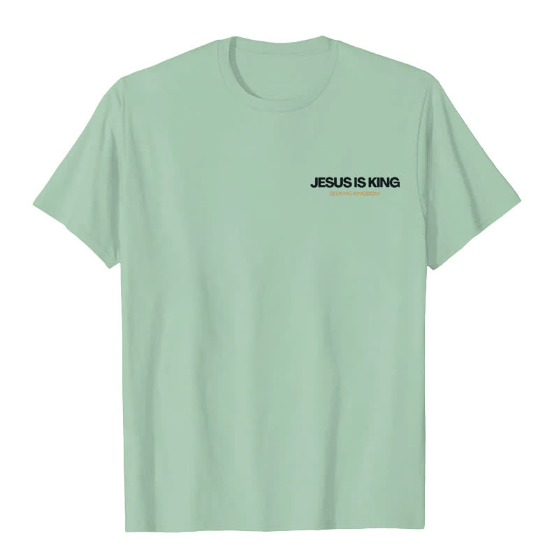 Christianartworkshop Jesus ​Is King T-shirt - image 20