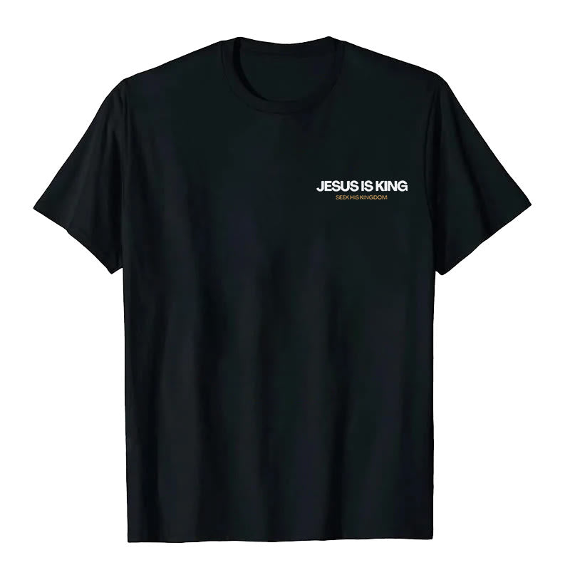 Christianartworkshop Jesus ​Is King T-shirt - image 5