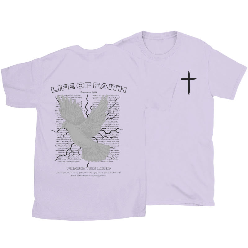 Christianartworkshop Life of Faith T-shirt - Purple - 2XL - image 15