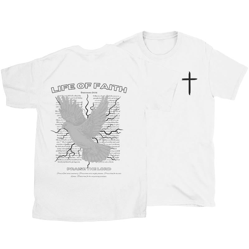 Christianartworkshop Life of Faith T-shirt - White - 2XL - image 0