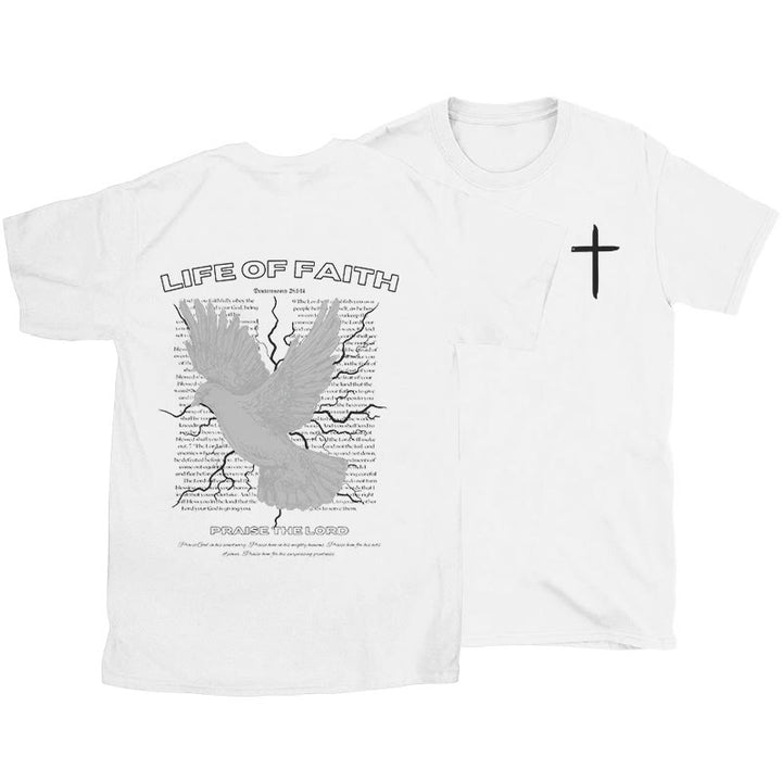 Christianartworkshop Life of Faith T-shirt - White - 2XL - image 0