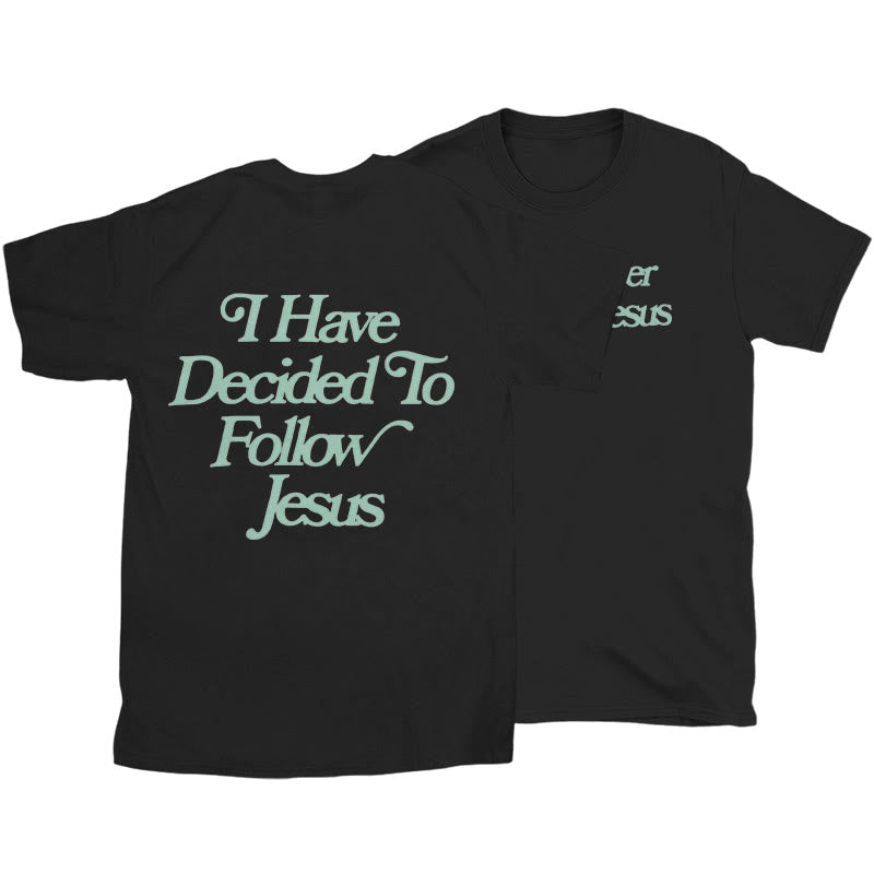 Christianartworkshop Follower of Jesus T-shirt - Black - 2XL - image 6