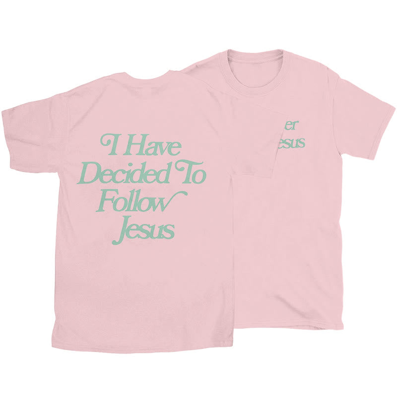Christianartworkshop Follower of Jesus T-shirt - Pink - 2XL - image 15