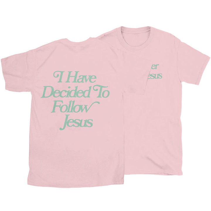 Christianartworkshop Follower of Jesus T-shirt - Pink - 2XL - image 15