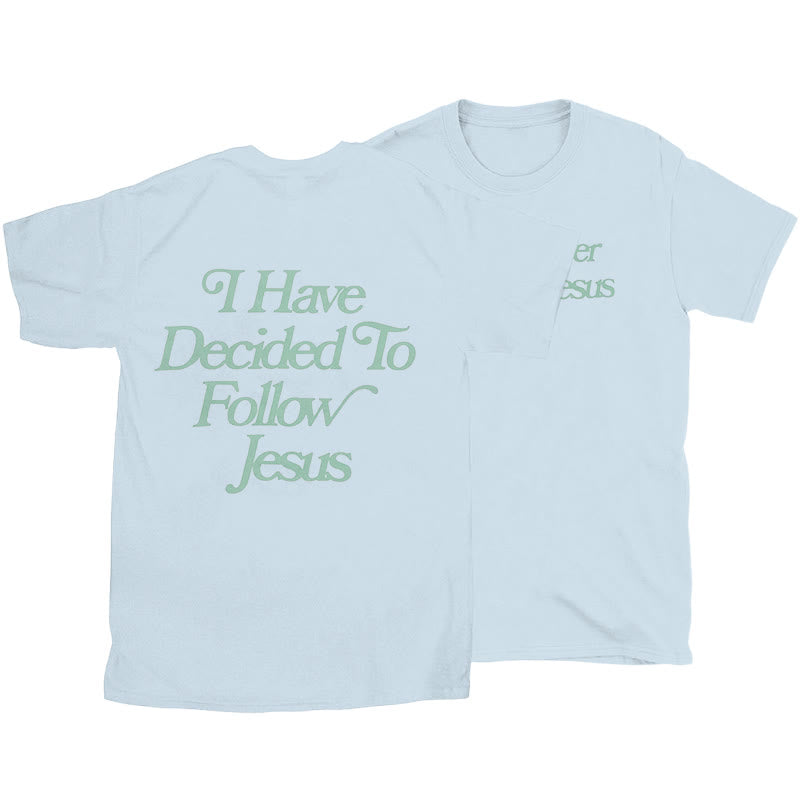 Christianartworkshop Follower of Jesus T-shirt - Blue - 2XL - image 12