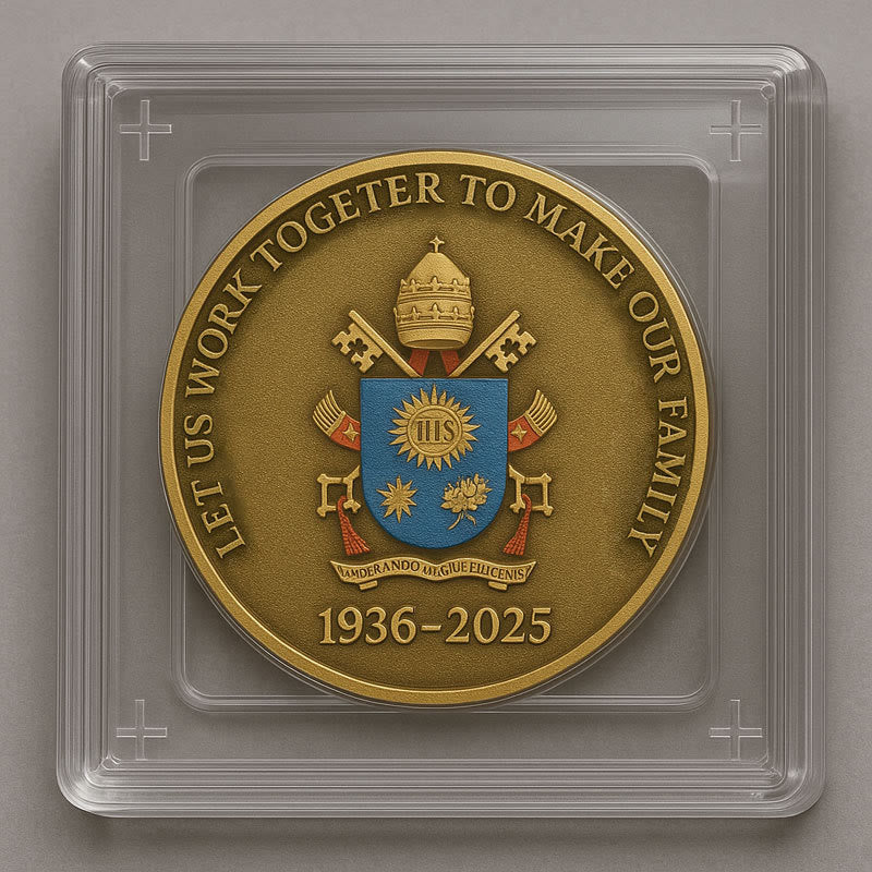 FREE Today: 5styles Pope Francis Memorial Coin: Exquisite Commemorative Collectibles