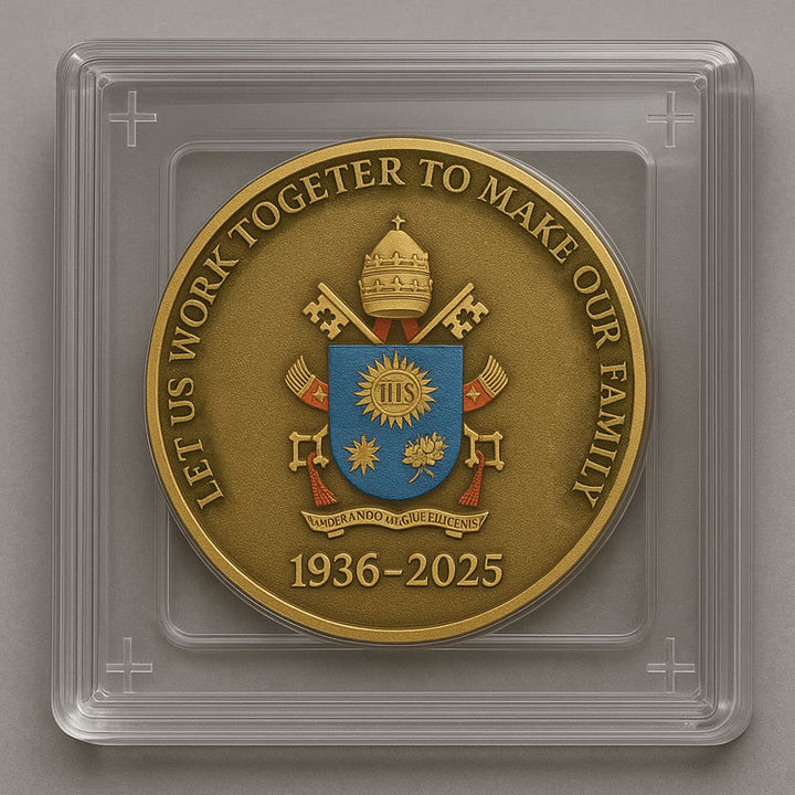 FREE Today: 5styles Pope Francis Memorial Coin: Exquisite Commemorative Collectibles