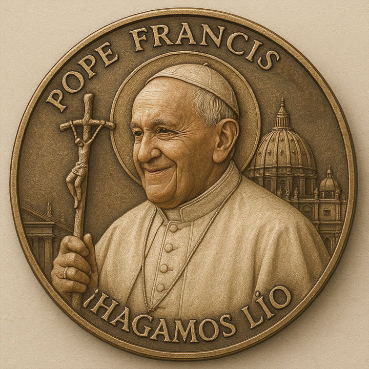 FREE Today: 5styles Pope Francis Memorial Coin: Exquisite Commemorative Collectibles