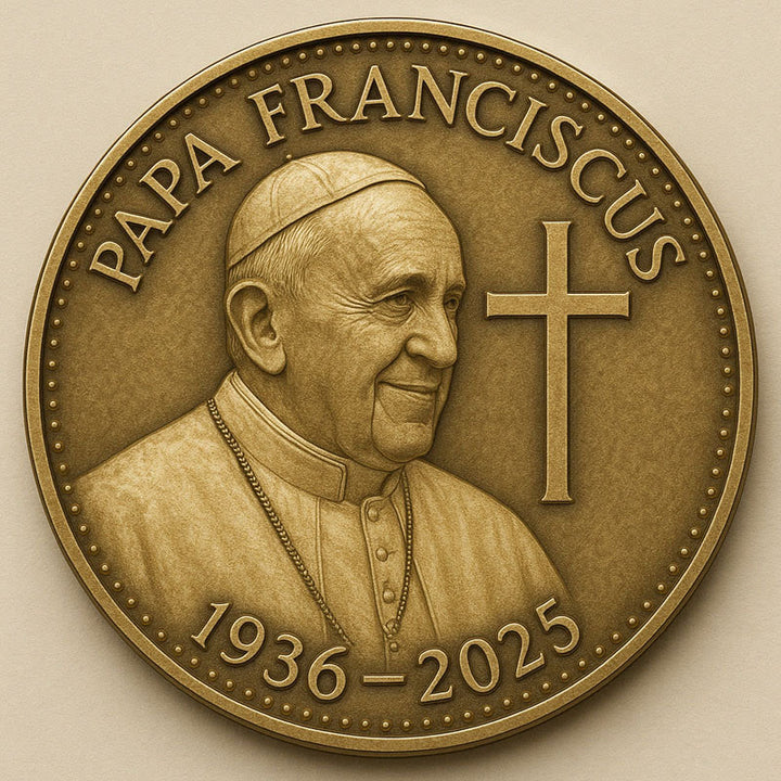 FREE Today: 5styles Pope Francis Memorial Coin: Exquisite Commemorative Collectibles