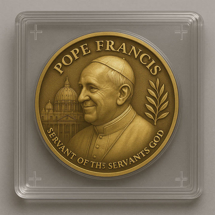 FREE Today: 5styles Pope Francis Memorial Coin: Exquisite Commemorative Collectibles