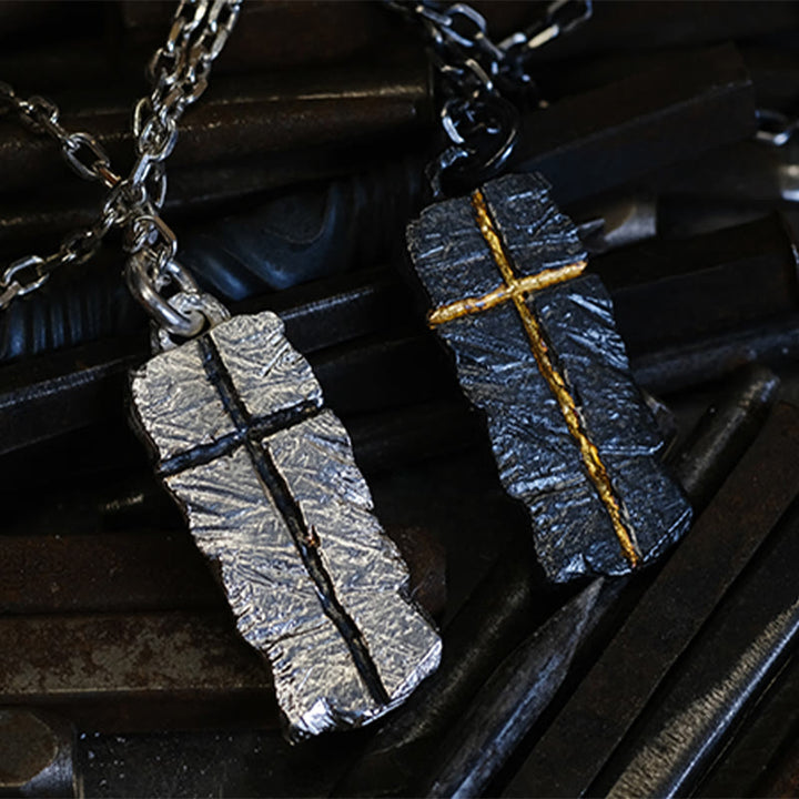 Christianartworkshop 999 Sterling Silver Vintage & Classic Cross Necklace: Symbol of Faith with Retro Allure