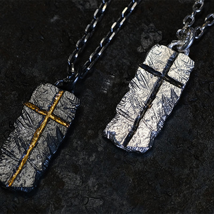 Christianartworkshop 999 Sterling Silver Vintage & Classic Cross Necklace: Symbol of Faith with Retro Allure - image 1