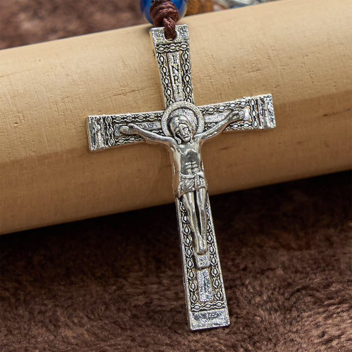 Christianartworkshop Handmade Gold sandalwood Rosary with Our Lady of Guadalupe: A Faithful Companion