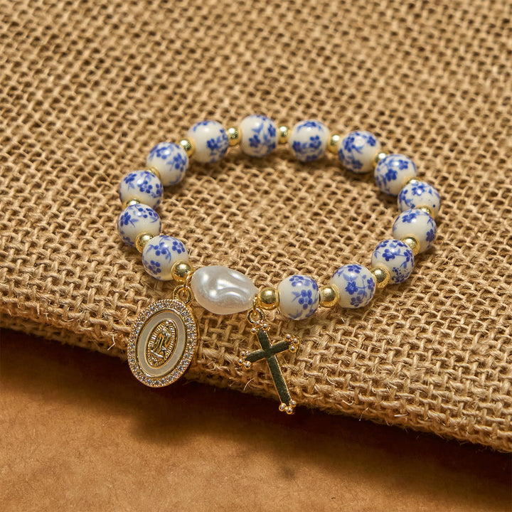 FREE Today: Our Lady Medal & Cross Floral-Inspired Bracelet: Faith Meets Style - image 6