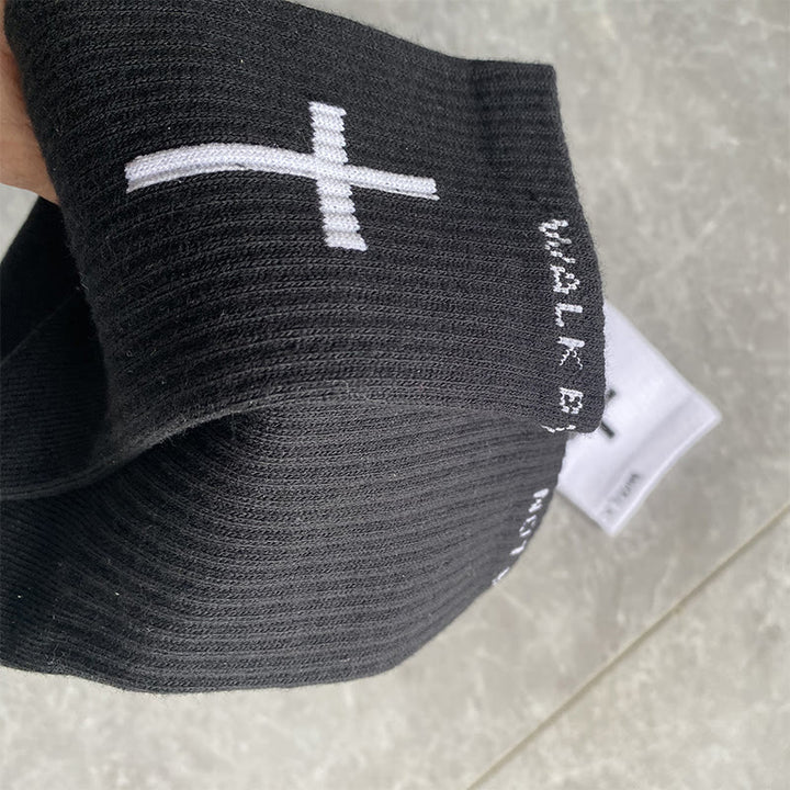 Christianartworkshop Christian Faith Cotton Socks — WALK BY FAITH, NOT BY SIGHT - image 6