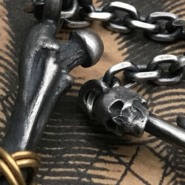 Christianartworkshop 925 Sterling Silver Minimalist Cross - Bone Necklace: Religious Emblem of Modern Spirituality - image 4