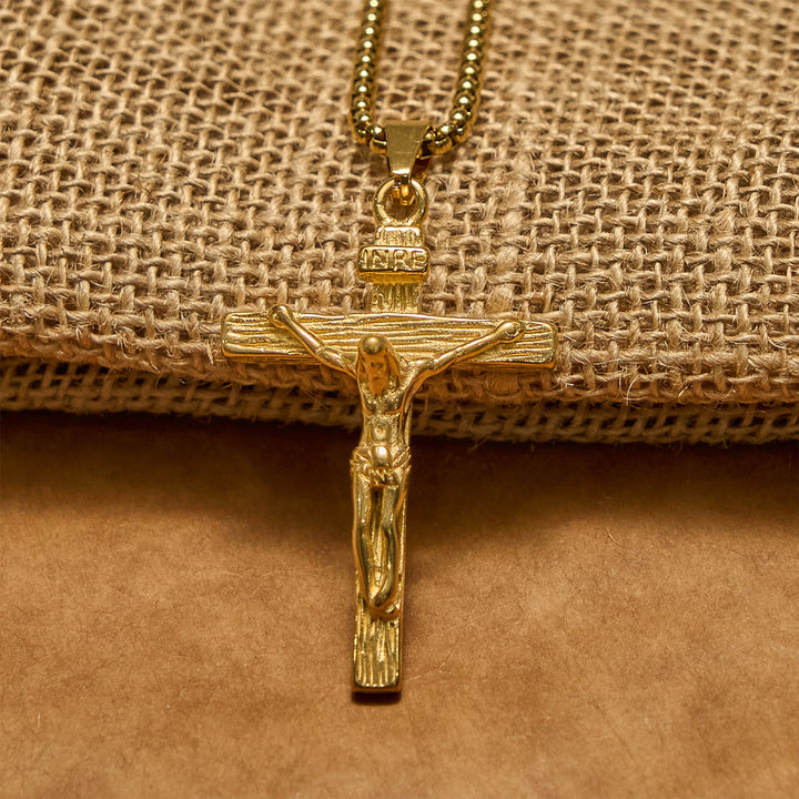 FREE Today: 3color Crucifix Pendant Necklace: Divine Amulet of Faith