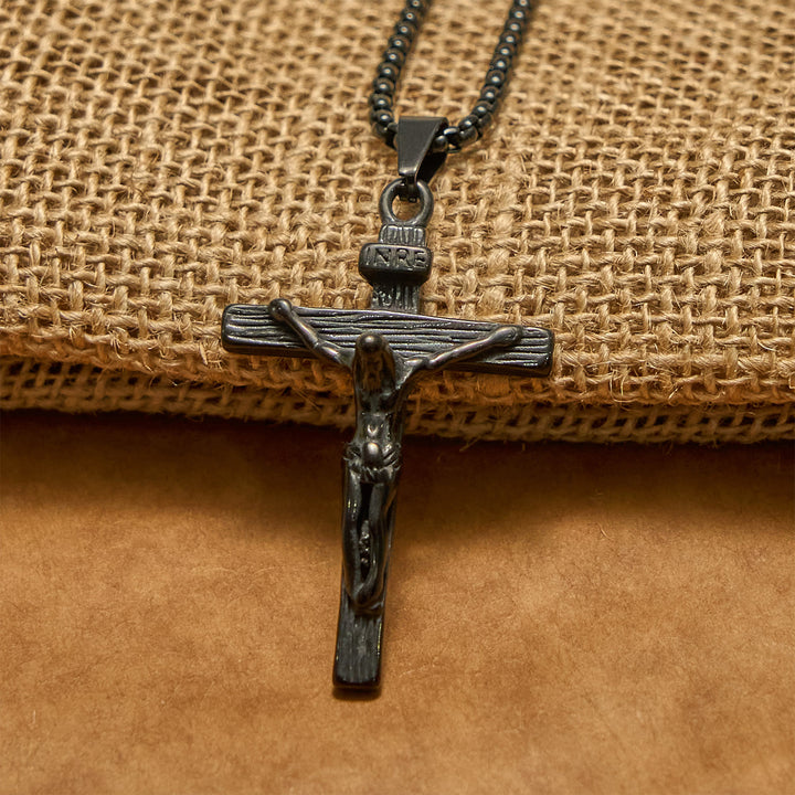 FREE Today: 3color Crucifix Pendant Necklace: Divine Amulet of Faith