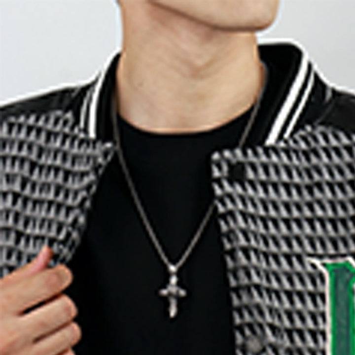 Christianartworkshop 925 Sterling Silver Vintage & Minimalist Cross Necklace: A Timeless Symbol of Spiritual Devotion