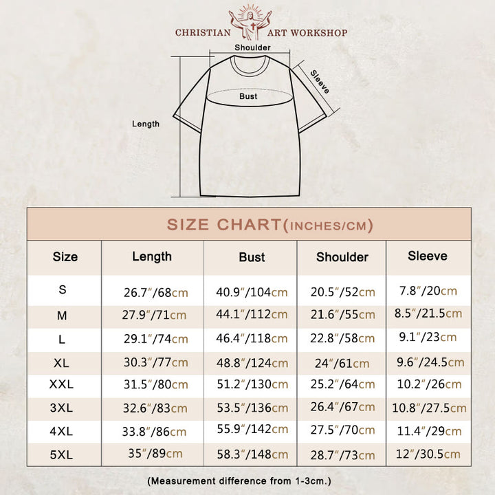 Christianartworkshop Vintage Style Jesus Christ Unisex Washed T-shirt - image 3