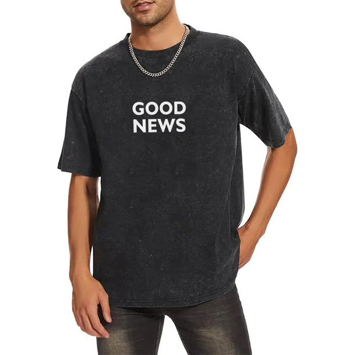 Christianartworkshop "For God So Loved the World" Unisex Washed T-Shirt - image 3