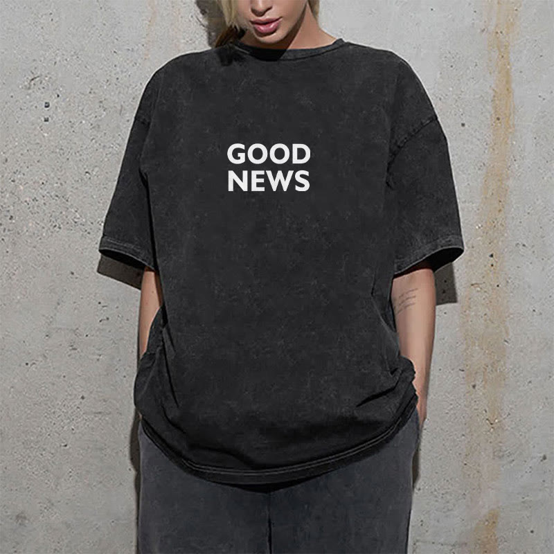 Christianartworkshop "For God So Loved the World" Unisex Washed T-Shirt - image 3