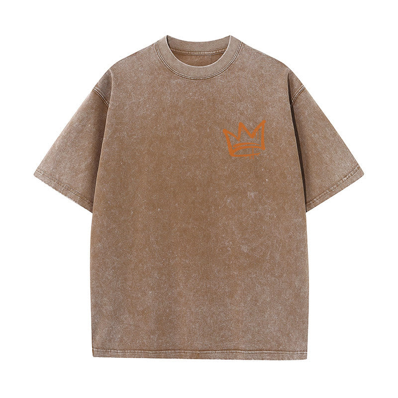 Christianartworkshop Seek First The Kingdom Christian Unisex Washed T-Shirt - image 10