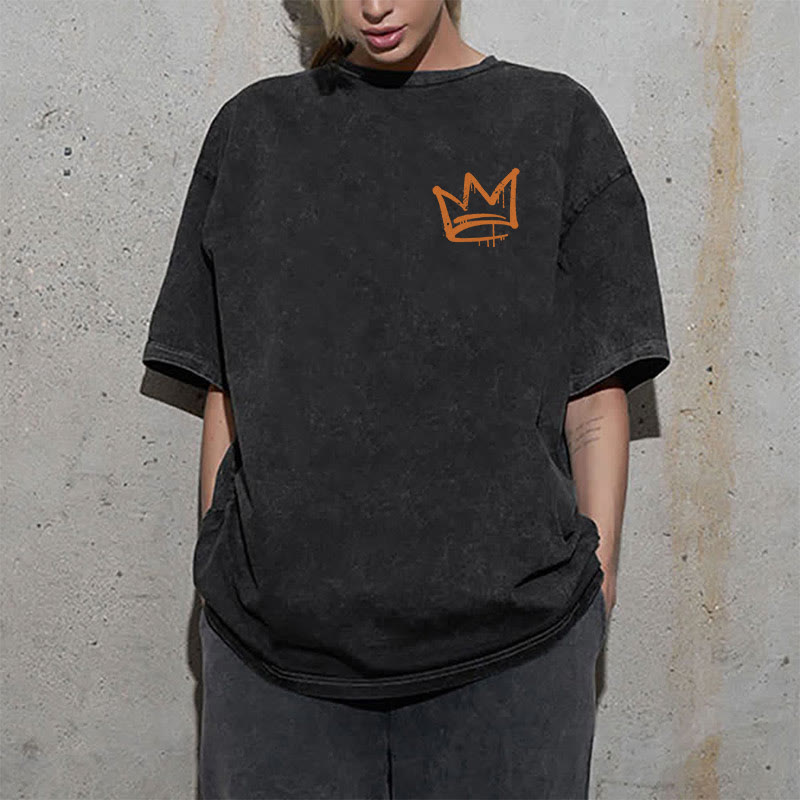 Christianartworkshop Seek First The Kingdom Christian Unisex Washed T-Shirt - image 19