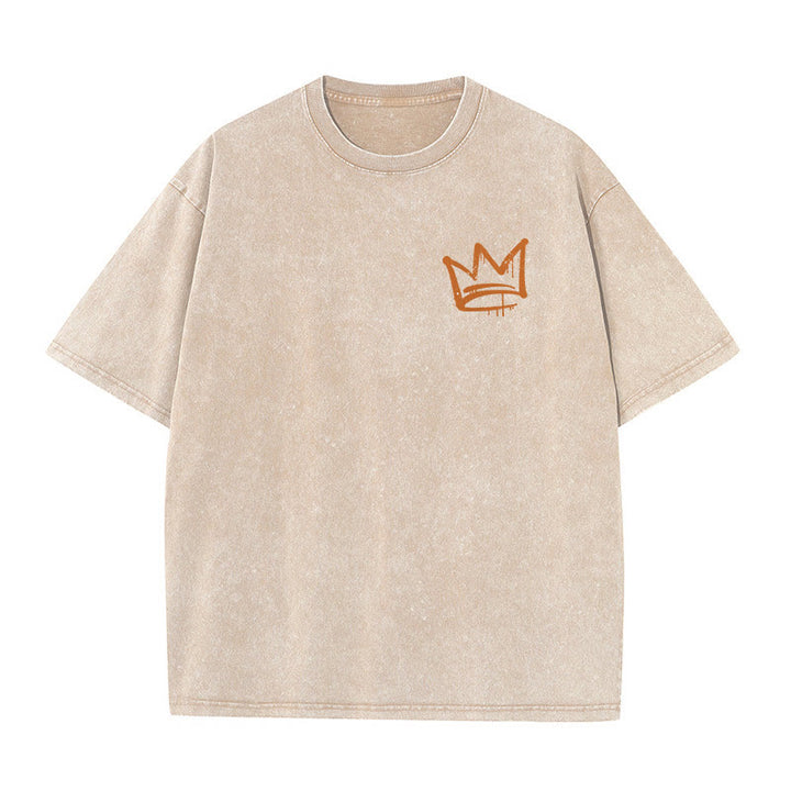 Christianartworkshop Seek First The Kingdom Christian Unisex Washed T-Shirt - image 14
