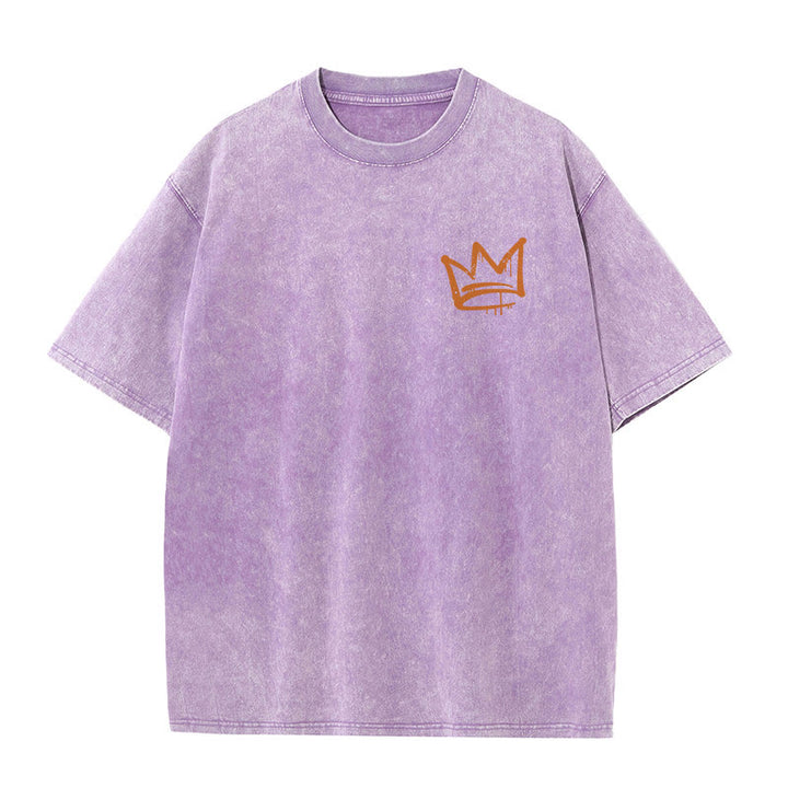 Christianartworkshop Seek First The Kingdom Christian Unisex Washed T-Shirt - image 16