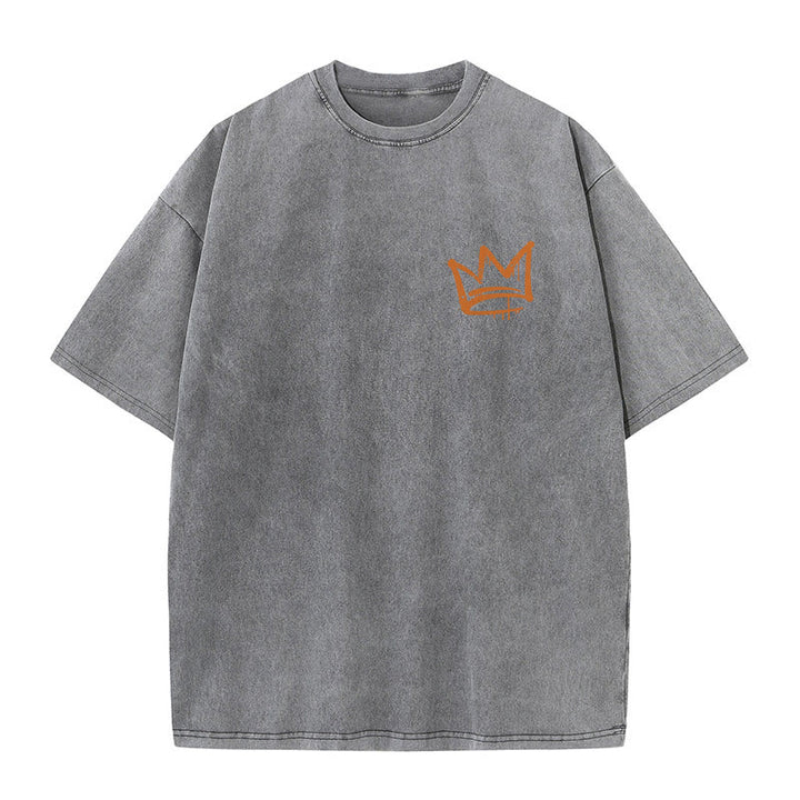 Christianartworkshop Seek First The Kingdom Christian Unisex Washed T-Shirt - image 6
