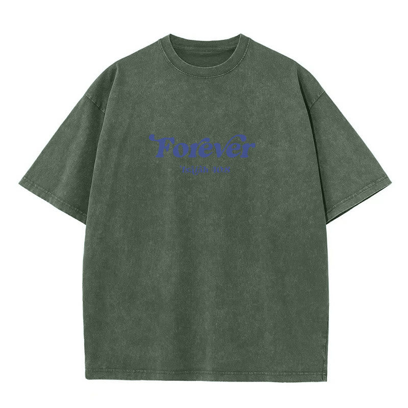 Christianartworkshop Eternal Word of God Unisex Washed T-Shirt