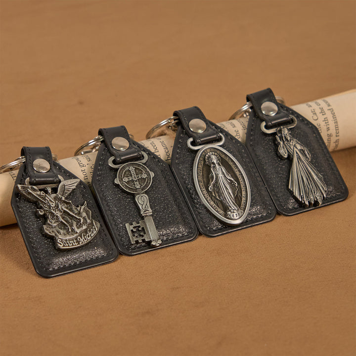 Christianartworkshop 12 Patterns Christian-Inspired Keychains Pendants: Faith on the Go