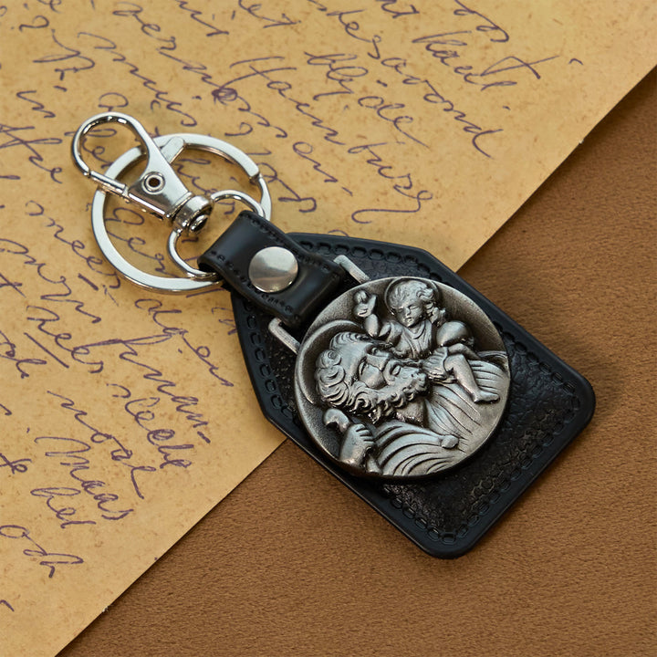 Christianartworkshop 12 Patterns Christian-Inspired Keychains Pendants: Faith on the Go