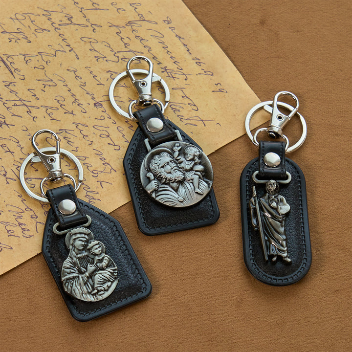 Christianartworkshop 12 Patterns Christian-Inspired Keychains Pendants: Faith on the Go