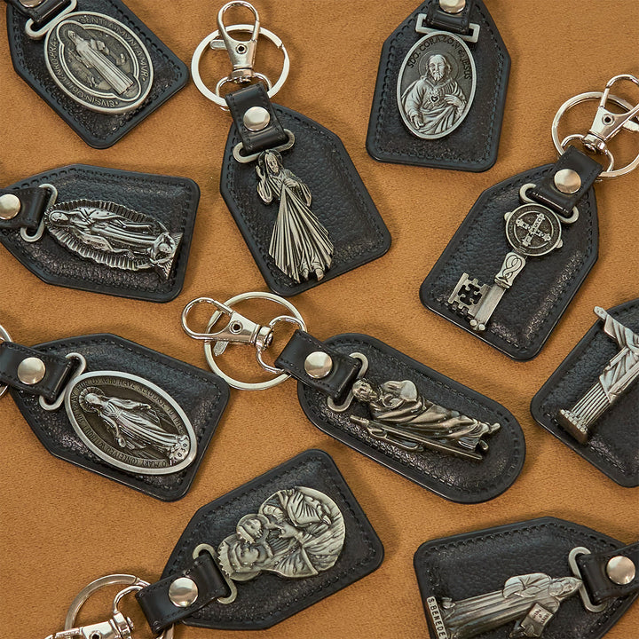 Christianartworkshop 12 Patterns Christian-Inspired Keychains Pendants: Faith on the Go