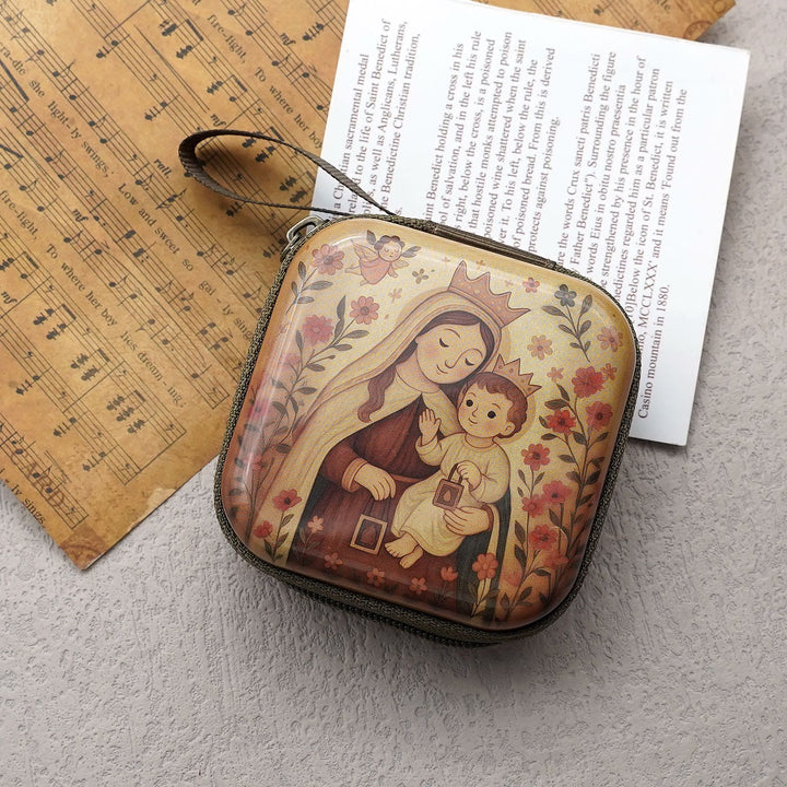 FREE Today: 9 Patterns Cartoon Style Square Rosary Cases: A Beautiful Blend of Faith and Function